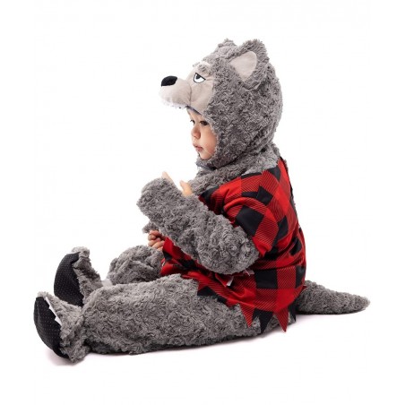 Baby Boy Werewolf Costume Wolf Jumpsuit for Toddler Boys Girls Infant Unisex Halloween Costume for Dress Up Party-1824 $46.75...