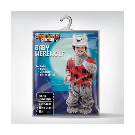 Baby Boy Werewolf Costume Wolf Jumpsuit for Toddler Boys Girls Infant Unisex Halloween Costume for Dress Up Party-1824 $46.75...