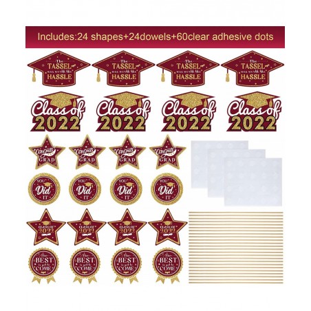 2022 Graduation Table Decorations Graduation Party Centerpiece Sticks Congrats Graduation Party Decoration High School Colleg...