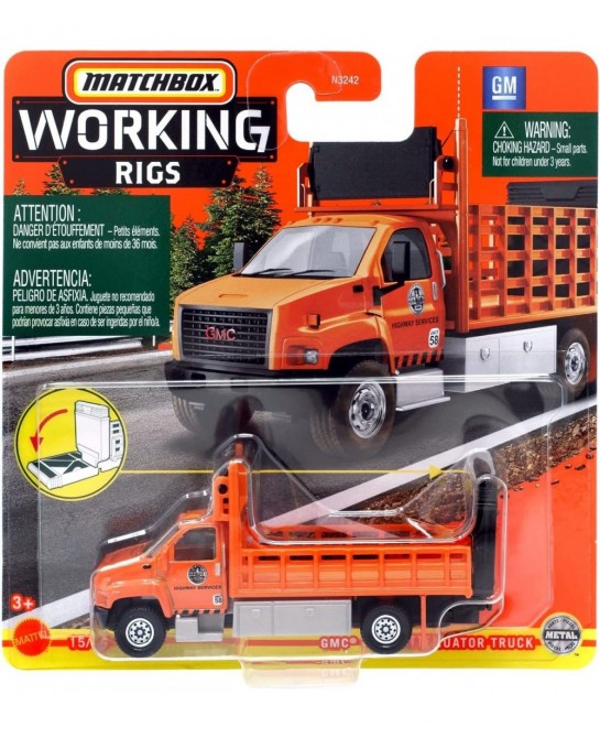 GMC 3500 Attenuator Truck [Orange] Working Rigs 15/16 $19.92 Kids' Play Trucks