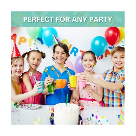 24 Reusable Bee Party Favors Straws for Bee Themed Party Supplies Goodie Gifts for Kids Birthday Party Supplies Bee Birthday ...