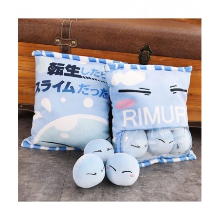 Anime That Time I Got Reincarnated as a Slime Tempest Rimuru Removable Fluffy Animal Plush Doll Removable Plush Pillow Intern...