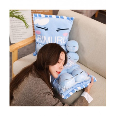 Anime That Time I Got Reincarnated as a Slime Tempest Rimuru Removable Fluffy Animal Plush Doll Removable Plush Pillow Intern...
