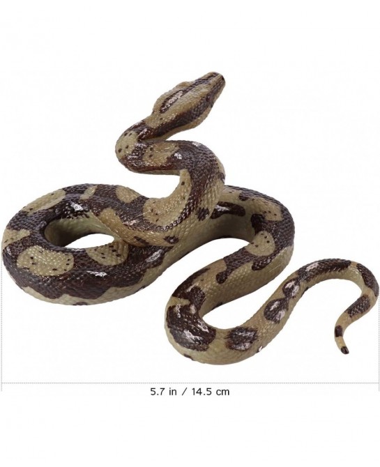 Snake Toy Rubber Snake Python Model Toy Scary Prank Toy Perfect for Halloween Decorations $16.49 Gags & Practical Joke Toys