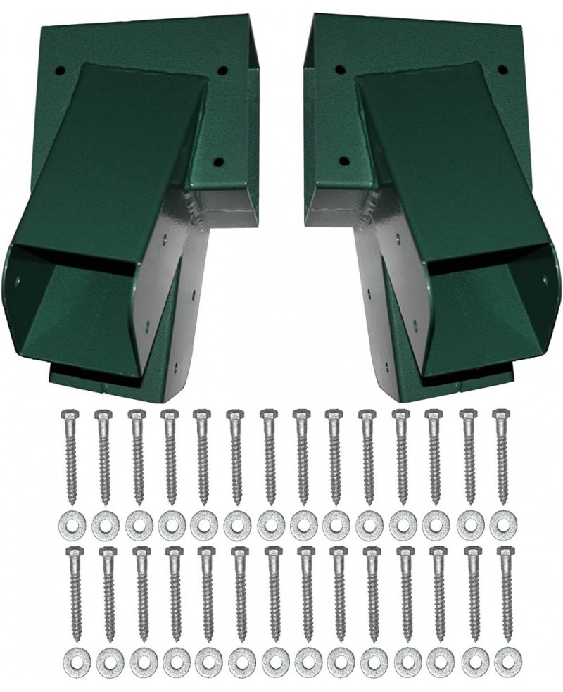 2 Pack Swing Set Brackets – Premium Heavy Duty Steel A-Frame Bracket w/ Hardware - Includes Wood Screws & Washers $62.72 Play...