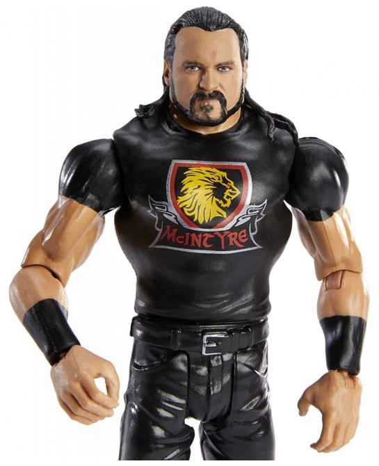 WWE Wrekkin Slam Cycle Motorcycle (10.5 in) with Wheelie Action and 9 breakable parts with 6-in/15.24-cm Drew McIntyre Basic ...