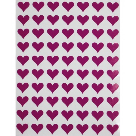 Mini Heart Stickers for Decoration 1/2 inch Label Hearts for Arts Crafts Party Supplies and Scrapbooking 1050-Pack (Purple) $...