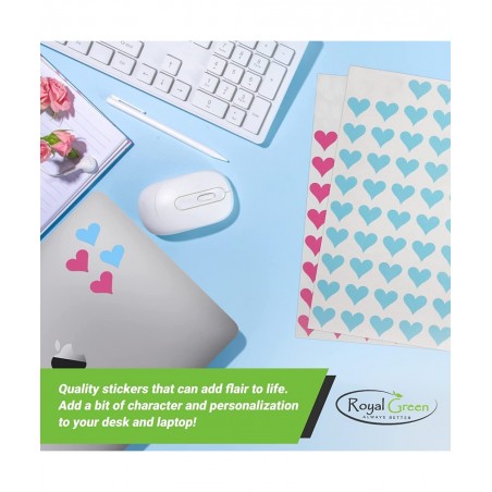 Mini Heart Stickers for Decoration 1/2 inch Label Hearts for Arts Crafts Party Supplies and Scrapbooking 1050-Pack (Purple) $...
