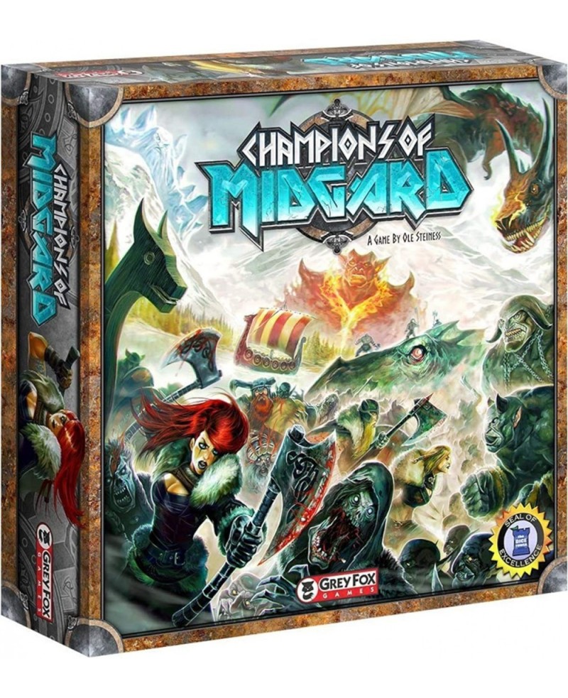 Champions of Midgard Strategy Board Game 60-90 minute playing time Ages 10 and up 2-4 players Dice-Driven Combat to Gain the ...