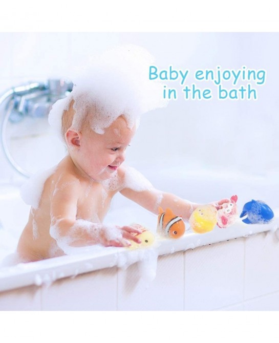 Baby Bath Toy Fishing Game in The Bathtub Toddler Toy Floating Sea Animal Shark Gift Baby Bathroom Pool Toy Kids Beach Toys f...