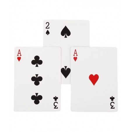 Three Card Monte Magic Trick (Red Back) $16.67 Magic Kits & Accessories