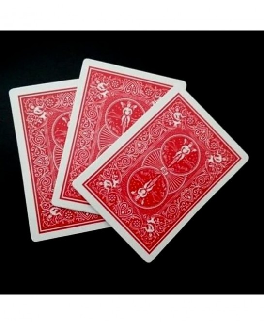 Three Card Monte Magic Trick (Red Back) $16.67 Magic Kits & Accessories