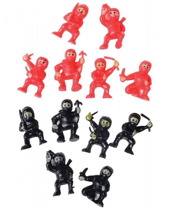 Lot of 12 Assorted Ninja Action Figure Toys $12.53 Action Figures