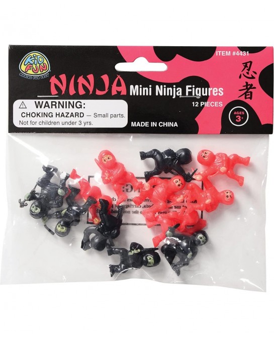 Lot of 12 Assorted Ninja Action Figure Toys $12.53 Action Figures