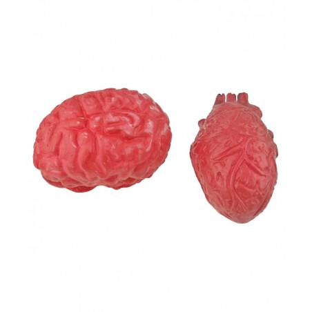 Bloody Scary Fake Human Brain Horrible Heart Organ for Trick Toys Halloween Props Festival Decoration Haunted House $22.36 Ga...