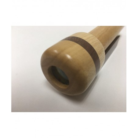 Kaleidoscope in Solid Jalneem Wood 5 1/2 Inch Barrel Separate Turning Chamber Accented with Walnut. Handcrafted in U S A ! $6...