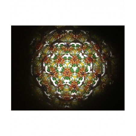 Kaleidoscope in Solid Jalneem Wood 5 1/2 Inch Barrel Separate Turning Chamber Accented with Walnut. Handcrafted in U S A ! $6...