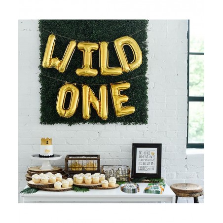 Wild One Birthday Party Supplies 20 Plates and 20 Napkin Jungle Wild One Theme Birthday Party Decoration for Boy Kids $23.72 ...