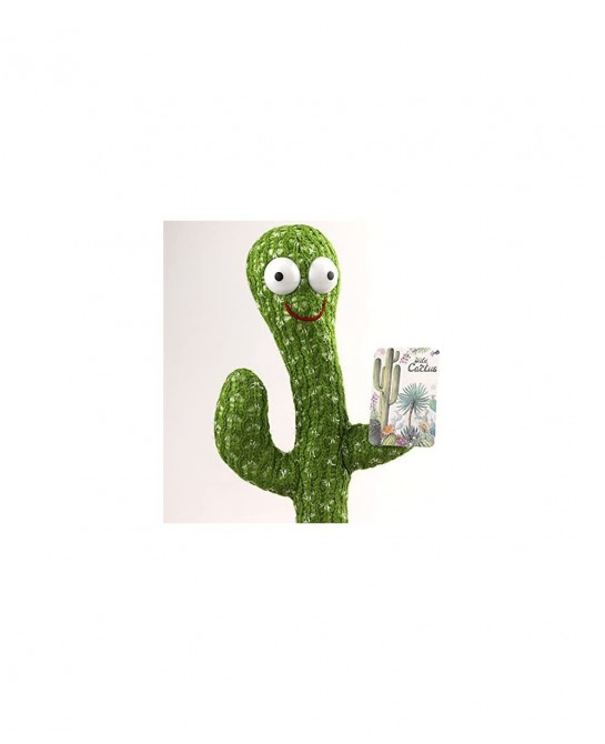 Dancing Cactus Singing Cactus Plush Toys With Recording and Repeat 120 English Songs Electric Dancing Singing Cactus Toy for ...