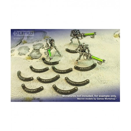 Specialist Base Hugger Token Set 32mm Bases Compatible with WH:KT Translucent Grey (10) $17.72 Game Accessories