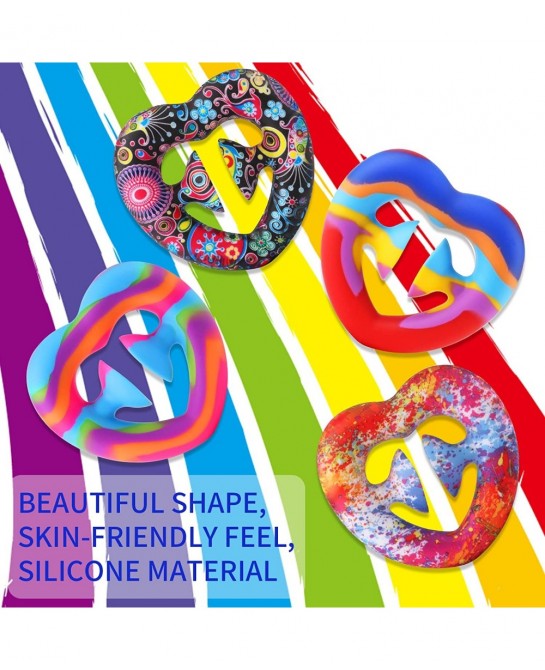 4 Pack Stress Relief Snapper Fidget Toy Hand Grip Squeeze Grab Snap Sensory Toys Party Popper Noise Maker Gift Stress Relief ...