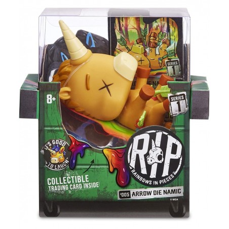 R.I.P. Rainbows in Pieces Gnarly Messed Up Unicorn Character Arrow Die Namic Multicolor $17.56 Kids' Play Animal Figures