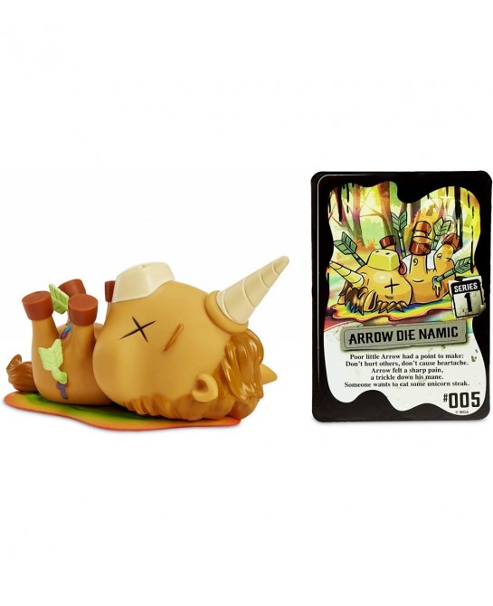 R.I.P. Rainbows in Pieces Gnarly Messed Up Unicorn Character Arrow Die Namic Multicolor $17.56 Kids' Play Animal Figures
