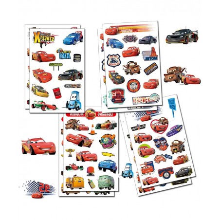 8 Sheets Car Tattoos for Kids Race Car Party Supplies Truck Party Favors for Kids Boys Girls Truck Car Birthday Party Decorat...