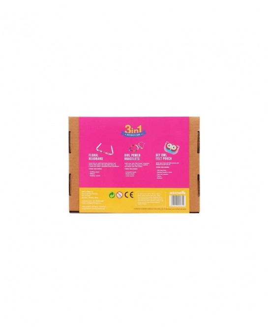 Fashion Themed Art and Craft Kit for Girls | 3 Craft Projects in 1 Box | Best Girl Gift for Ages 6 7 8 9 10 Years | Includes ...