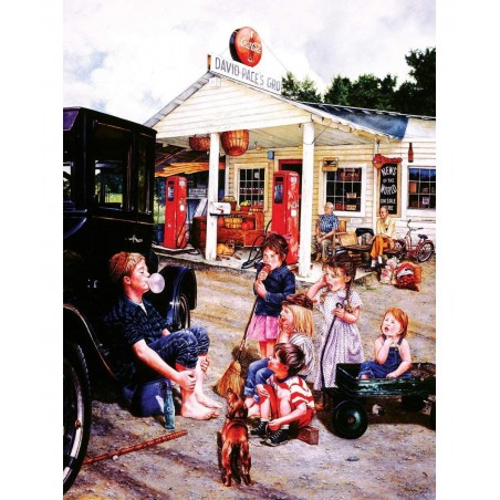 Blowing Bubbles 1000 pc Jigsaw Puzzle by Artist: Susan Brabeau $43.82 Jigsaw Puzzles