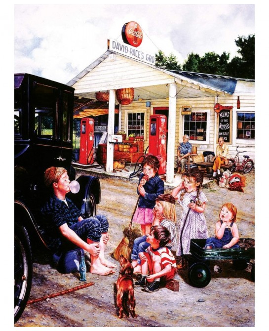 Blowing Bubbles 1000 pc Jigsaw Puzzle by Artist: Susan Brabeau $43.82 Jigsaw Puzzles