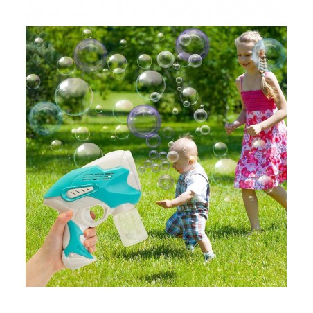 JOYIN 2 Bubble Guns with 2 Bubble Solution (95ML) for Toddlers Bubble Maker and Blower Indoor and Outdoor Summer Play Toys Ki...
