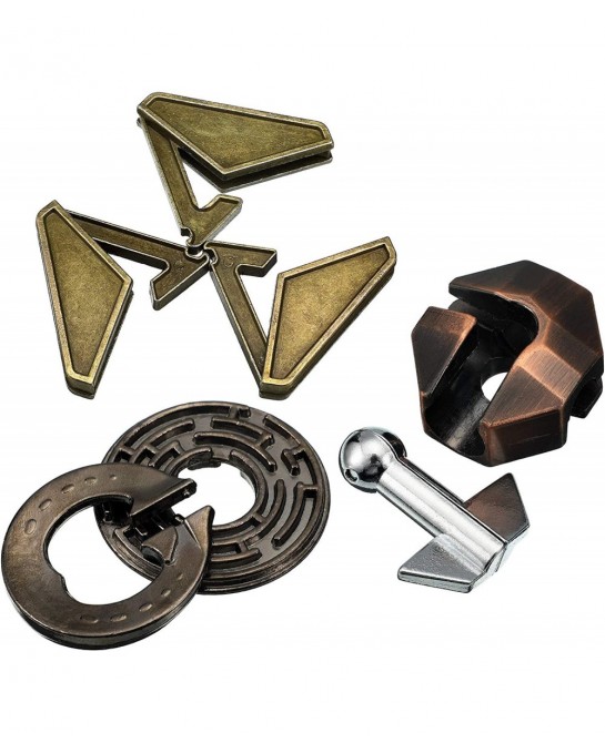 Brain Teaser Metal Puzzle Toys 3D Unfasten Interlocking Puzzle Games for Adults Teens Gifts (Adorable Style) $47.39 Brain Tea...