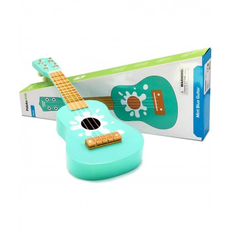Toy Guitar Wooden Ukulele - Mint Blue - Musical Toys for Toddlers Boys and Girls $42.22 Kids' Musical Instruments