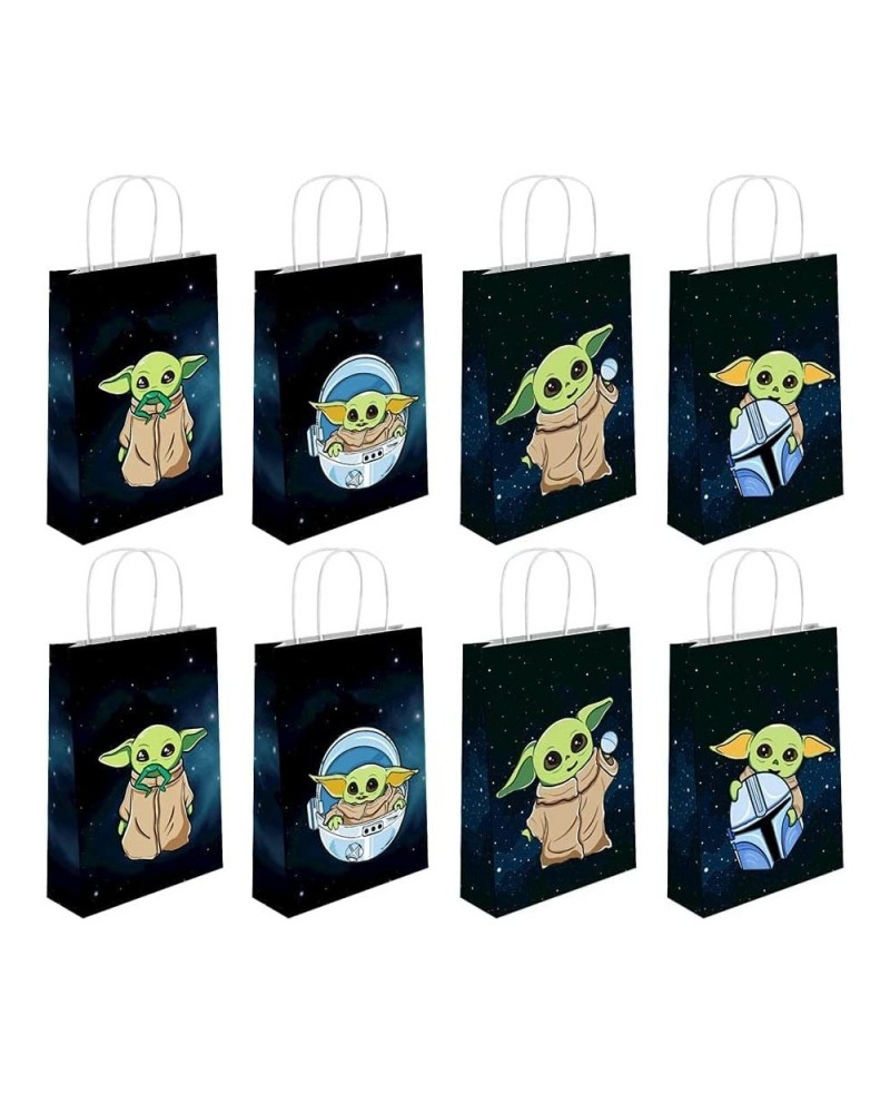 GOPARTY 16 Pcs Gift Bags for Yoda Goodie Bags Cute Alien Goodies Bags Mandalorian Theme Birthday Party Decoration Baby Shower...