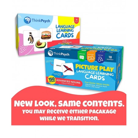 150 Advanced Noun Flash Cards for Toddlers 2-4 Years – Picture Cards for Speech Therapy & Autism Learning Materials - Prescho...