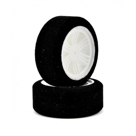 Contact 12mm Hex 1/10 Electric Sedan Foam Tires (2) (White) (42 Shore) $23.04 Remote & App Controlled Vehicles
