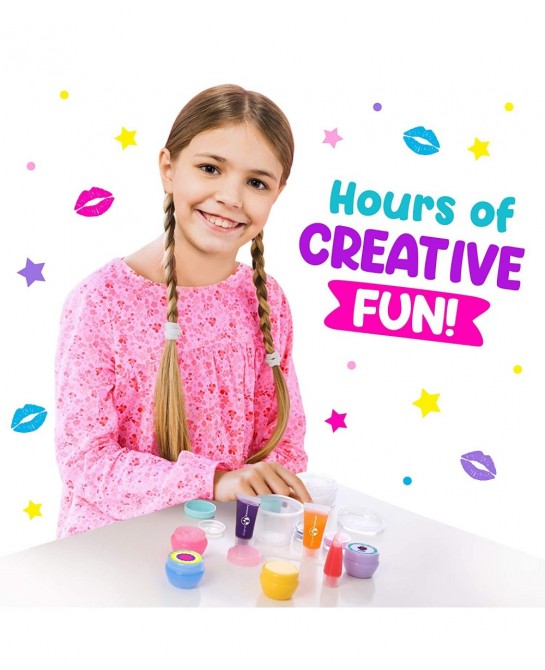 Make Your Own Lip Balm Lab 24-Piece Lip Gloss Making Kit for Girls Fun Christmas Crafts for Kids & Ideal Kids Christmas Gifts...