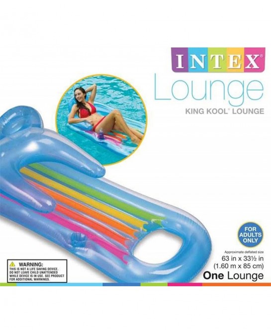 King Kool Lounge Inflatable Swimming Pool Lounger with Headrest (3 Pack) $39.28 Swimming Pool & Outdoor Water Toys