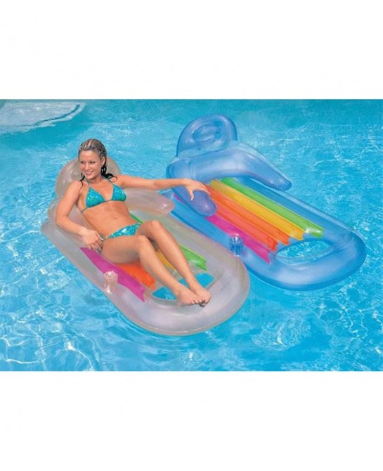King Kool Lounge Inflatable Swimming Pool Lounger with Headrest (3 Pack) $39.28 Swimming Pool & Outdoor Water Toys