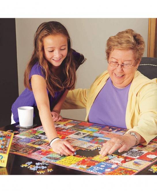 Puzzles Snapshot of America - 1000 Piece Jigsaw Puzzle $32.67 Jigsaw Puzzles
