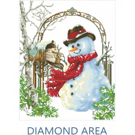 Father Snow Diamond Painting Kit 24.4" x 19.7 $71.93 Kids' Drawing & Writing Boards