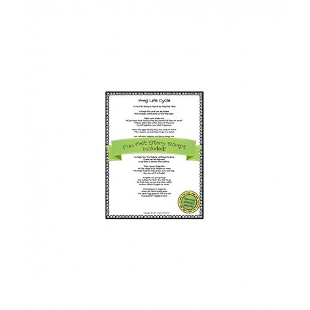 Frog Life Cycle Story Set for Flannel Board - Uncut $16.64 Magnetic & Felt Playboards