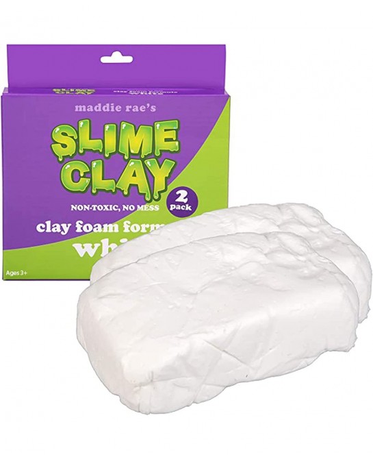 Maddie Rae's Slime Clay (2pk) - Non-Toxic No Mess Clay Foam Formula for Unique Creamy Butter Effects - Compare to Daiso $17.1...