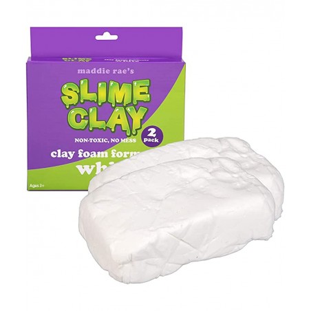 Maddie Rae's Slime Clay (2pk) - Non-Toxic No Mess Clay Foam Formula for Unique Creamy Butter Effects - Compare to Daiso $17.1...
