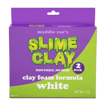 Maddie Rae's Slime Clay (2pk) - Non-Toxic No Mess Clay Foam Formula for Unique Creamy Butter Effects - Compare to Daiso $17.1...