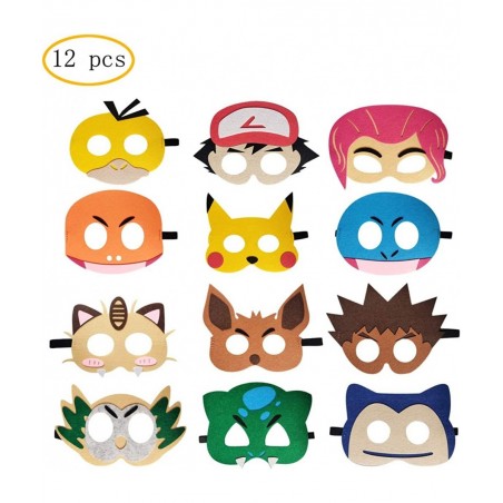 12 Pcs video games Masks Birthday Party Favors Photo Booth Props Video Game Party Supplies $32.77 Kids' Dress-Up Accessories