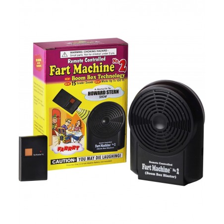 Remote Controlled Fart Machine 2 with Boom Box Technology - 15 Realistic Sounds - Wireless with 100 ft Range $27.77 Gags & Pr...