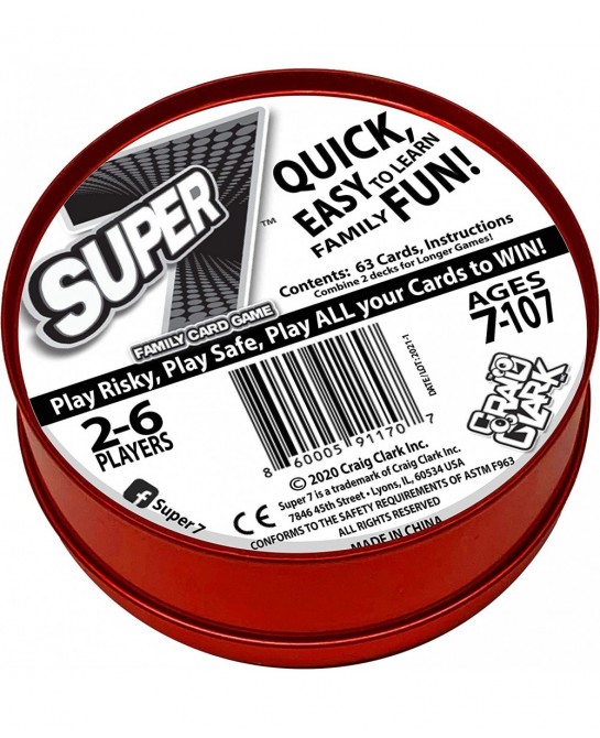 Super 7 Family Card Game $33.64 Card Games