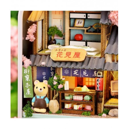 Box Theatre Doll House Furniture Miniature 1:24 DIY Dollhouse Kit for Kids (Cherry Blossoms) $28.41 Dollhouses